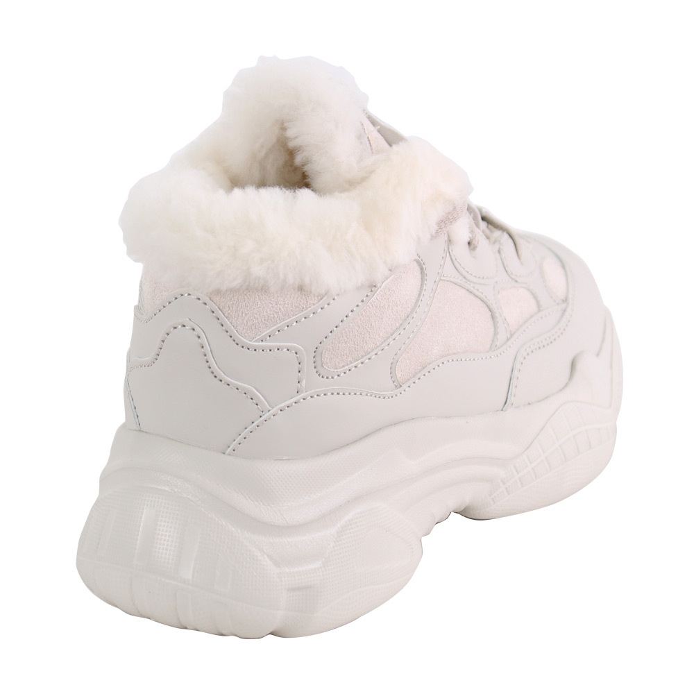 ZAPATILLAS MUJER AGUA DE COCO URBANAS CREMA PELOS - 3