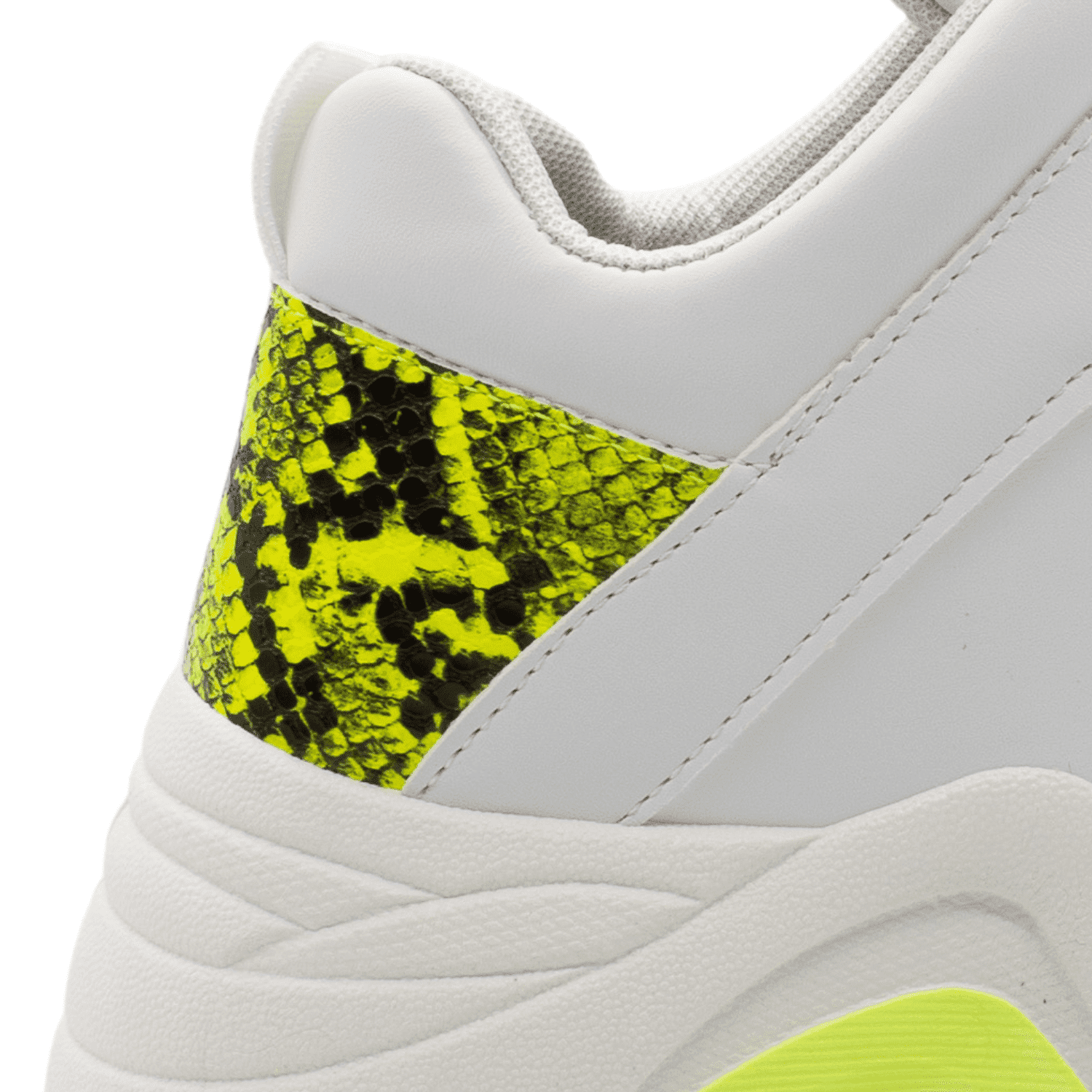 ZAPATILLAS MUJER NEW WALK URBANAS AMARILLO SNAKE - 4