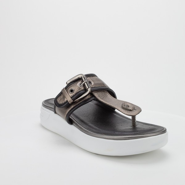 SANDALIAS MUJER NEW WALK METAL PLATEADO - 6