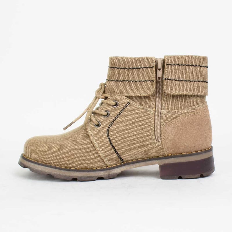 BOTÍN BEIGE NEW WALK CASUAL - 3