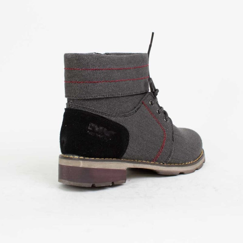 BOTÍN NEGRO NEW WALK CASUAL - 4