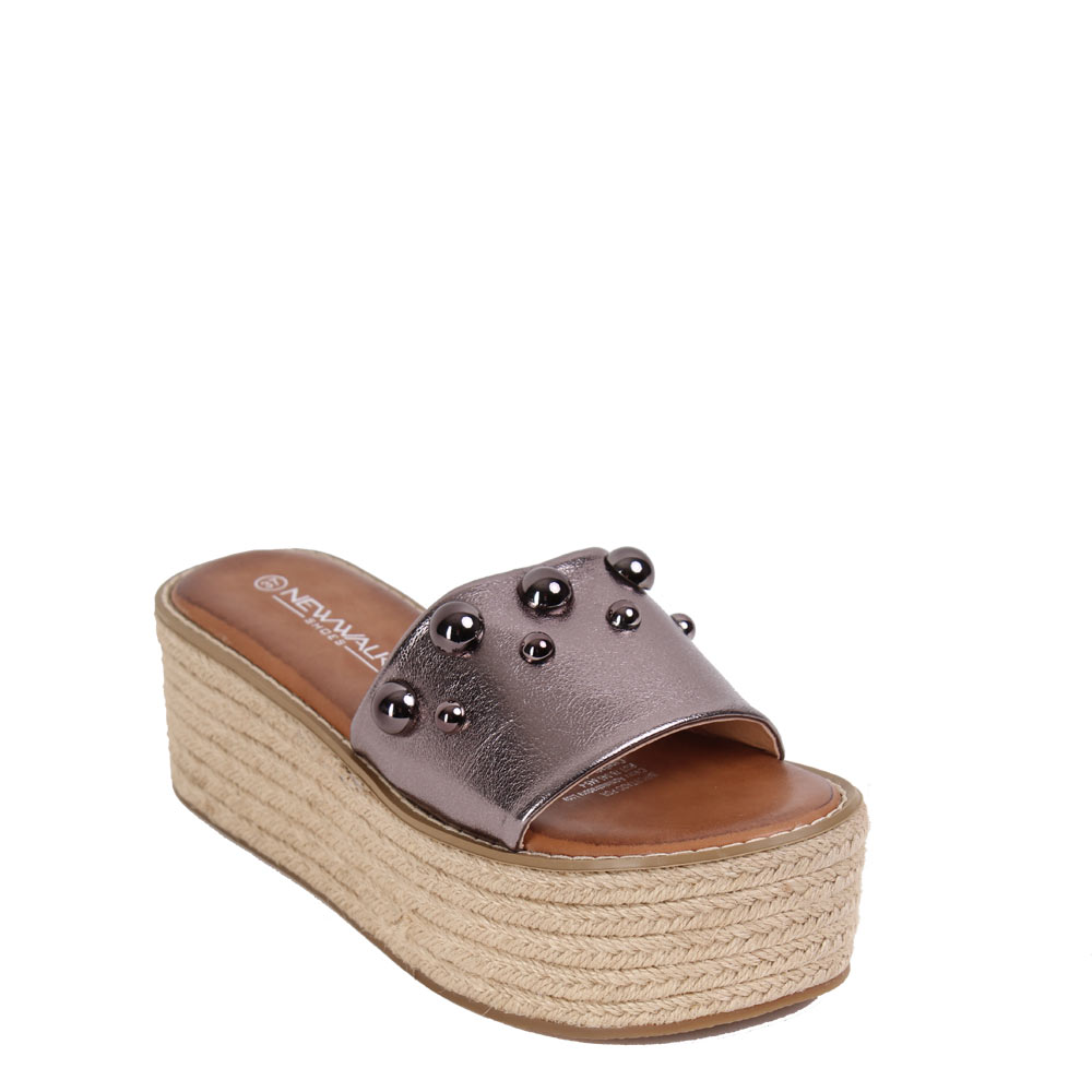 SANDALIAS MUJER NEW WALK PERLAS PEWTER - 2