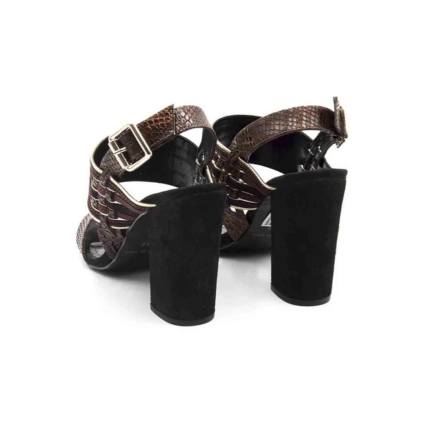 ZAPATO VERSACE 1969 BURDEOS CUERO - 3
