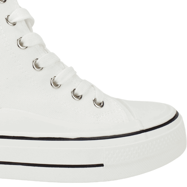 ZAPATILLAS MUJER NEW WALK URBANAS BLANCO LONA VENTURA - 4