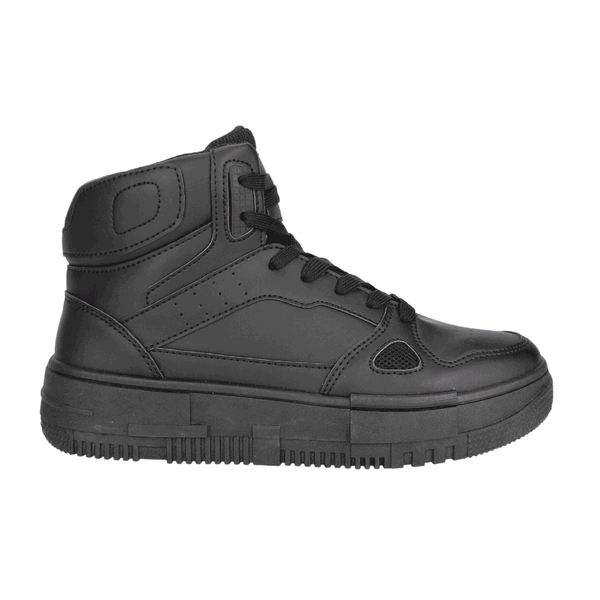 ZAPATILLAS MUJER NEW WALK ESCOLARES NEGRO CAÑA ALTA - 1