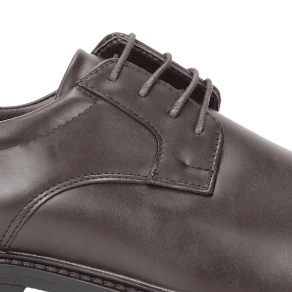 ZAPATO NEW WALK DOBLE COSTURA CAFE - 4