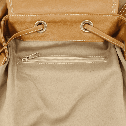 MOCHILA EXS CUERO TRENZADA DENIM - 5