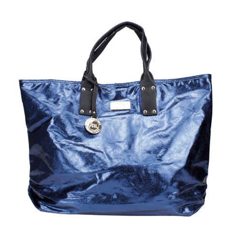 CARTERA XTI AZUL METALICO - 1