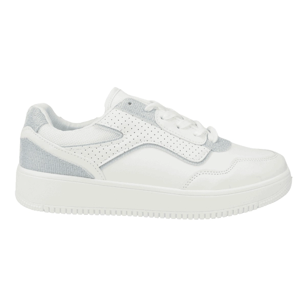 ZAPATILLAS MUJER NEW WALK URBANAS BLANCO BRILLOS - 1