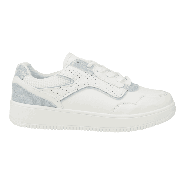 ZAPATILLAS MUJER NEW WALK URBANAS BLANCO BRILLOS - 1