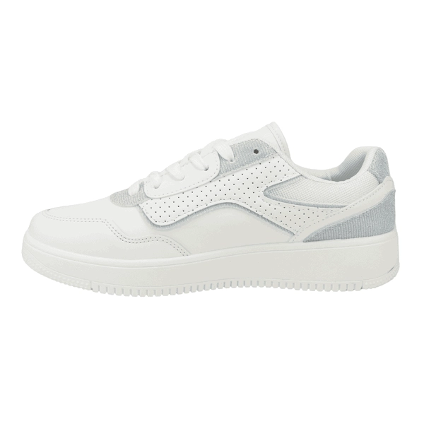 ZAPATILLAS MUJER NEW WALK URBANAS BLANCO BRILLOS - 4