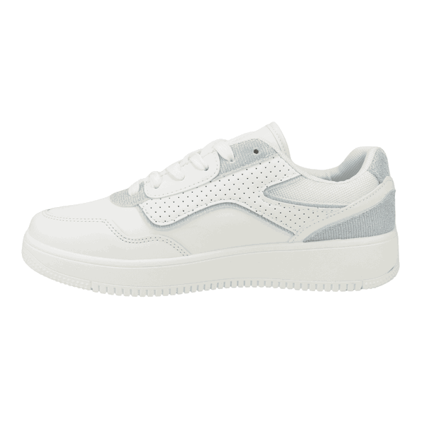 ZAPATILLAS MUJER NEW WALK URBANAS BLANCO BRILLOS - 4