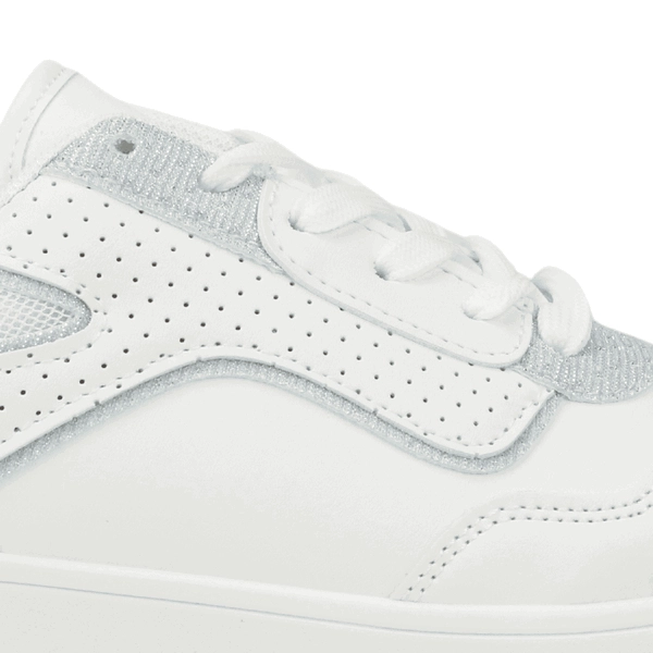 ZAPATILLAS MUJER NEW WALK URBANAS BLANCO BRILLOS - 5