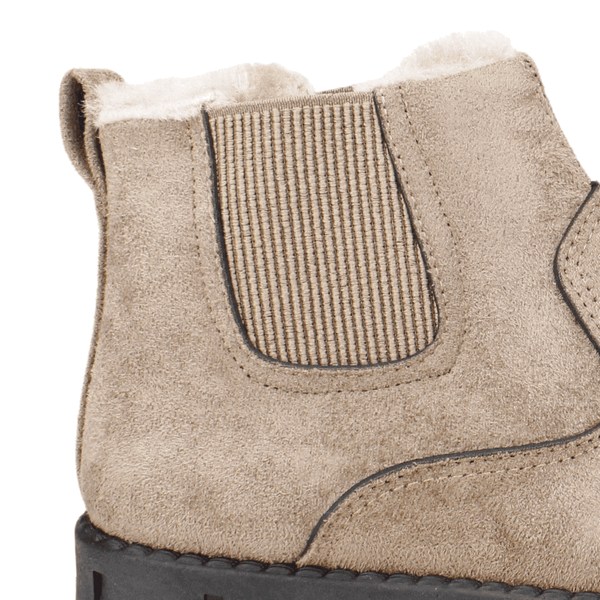 BOTÍN TAUPE NEW WALK PELUDO CASUAL - 4