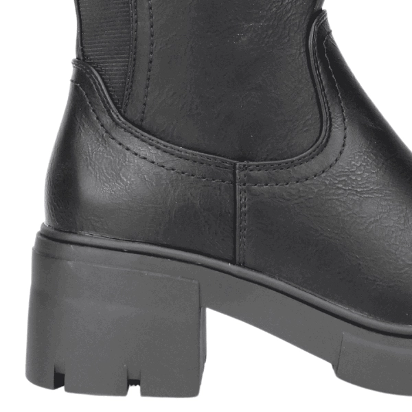 BOTAS MUJER NEW WALK NEGRO PLATAFORMA - 4