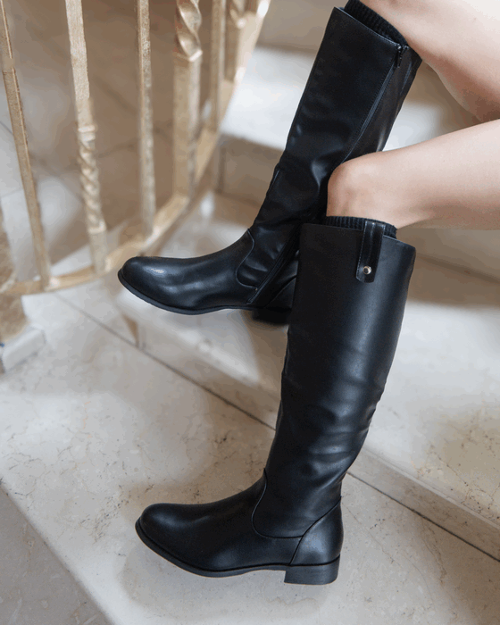 BOTAS MUJER NEW WALK NEGRO MONTAR - 2