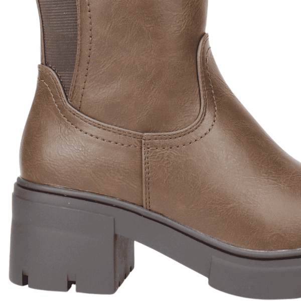BOTAS MUJER NEW WALK CAFÉ PLATAFORMA - 5