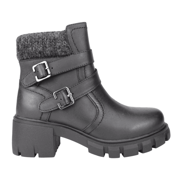 BOTIN PALM JABIRU CUERO NEGRO - 1