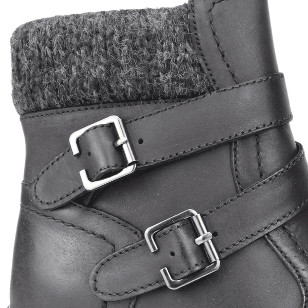 BOTIN PALM JABIRU CUERO NEGRO - 5