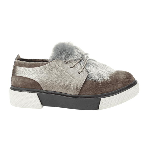 ZAPATILLAS MUJER EXS URBANAS CAFÉ CHIPORRO CUERO - 1