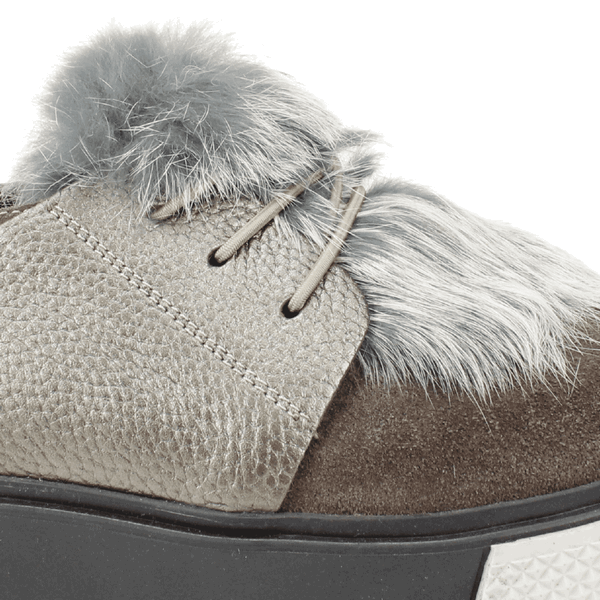 ZAPATILLAS MUJER EXS URBANAS CAFÉ CHIPORRO CUERO - 4