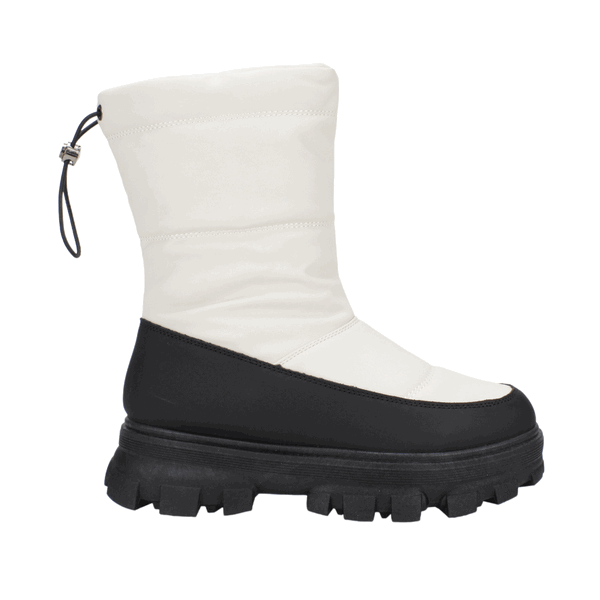 BOTAS MUJER AGUA DE COCO PUFF CREMA - 1
