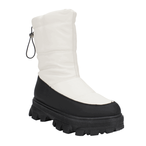 BOTAS MUJER AGUA DE COCO PUFF CREMA - 3