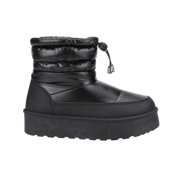 BOTÍN NEGRO AGUA DE COCO PLATAFORMA CASUAL - 1