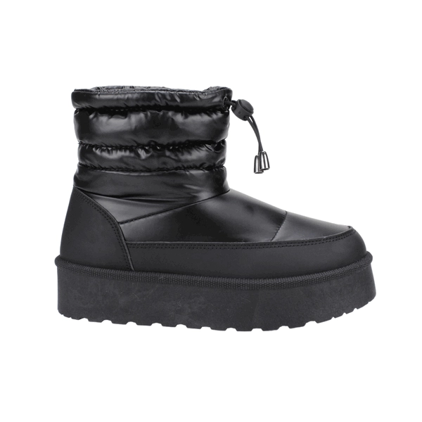 BOTÍN NEGRO AGUA DE COCO PLATAFORMA CASUAL - 1