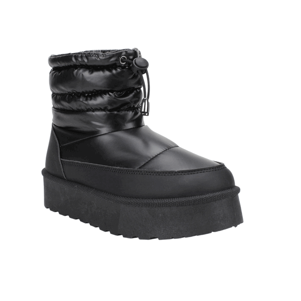 BOTÍN NEGRO AGUA DE COCO PLATAFORMA CASUAL - 3