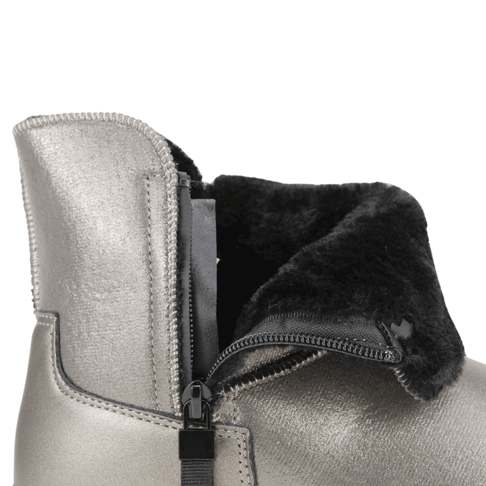 BOTIN NEW WALK BRILLANTE CHIPORRO PLATEADO - 4
