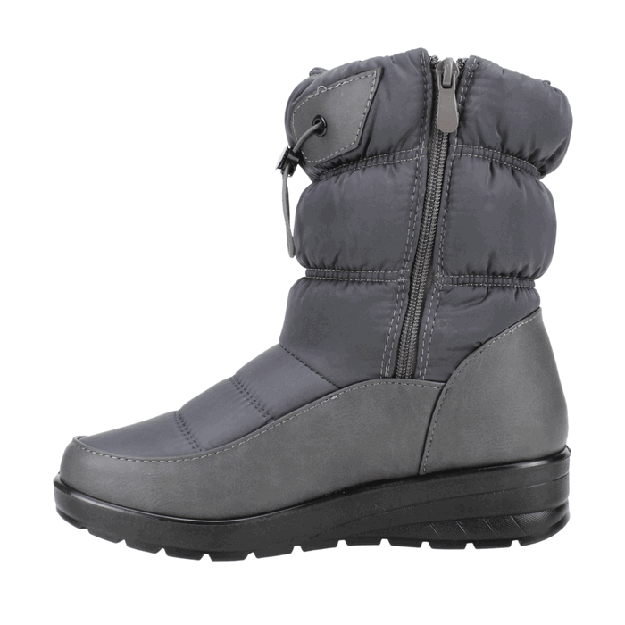 BOTAS MUJER NEW WALK GRIS CHIPORRO - 3
