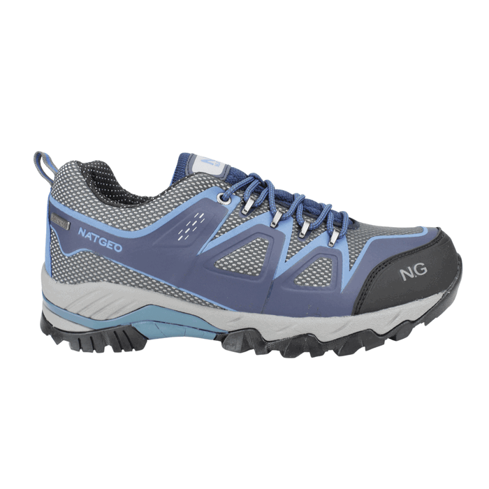 ZAPATILLAS HOMBRE NAT GEO OUTDOOR CELESTE WATERPROOF - 1