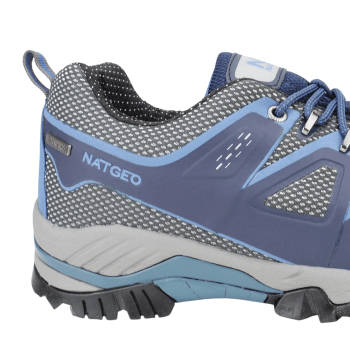 ZAPATILLAS HOMBRE NAT GEO OUTDOOR CELESTE WATERPROOF - 4