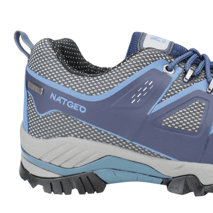 ZAPATILLAS HOMBRE NAT GEO OUTDOOR CELESTE WATERPROOF - 4