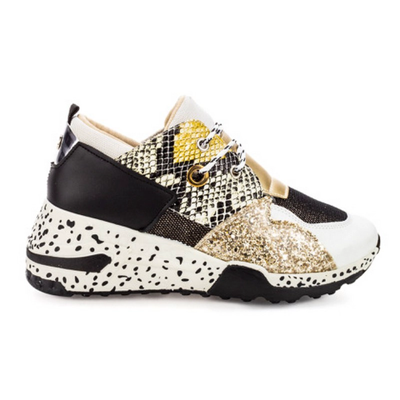 ZAPATILLAS MUJER ALEXANDER URBANAS DORADO SHINE - 1