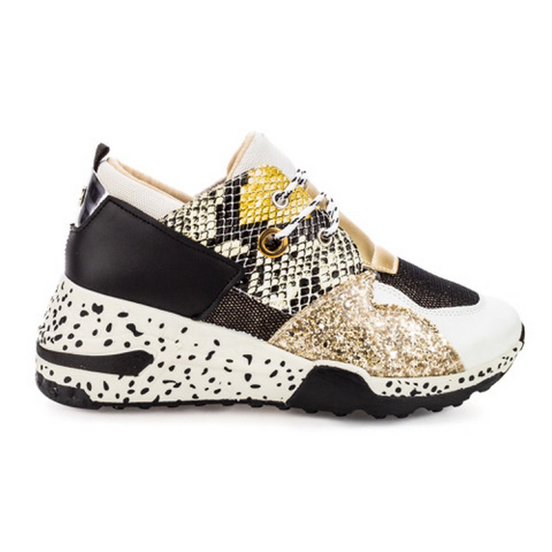 ZAPATILLAS MUJER ALEXANDER URBANAS DORADO SHINE - 1