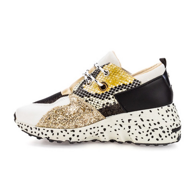 ZAPATILLAS MUJER ALEXANDER URBANAS DORADO SHINE - 3
