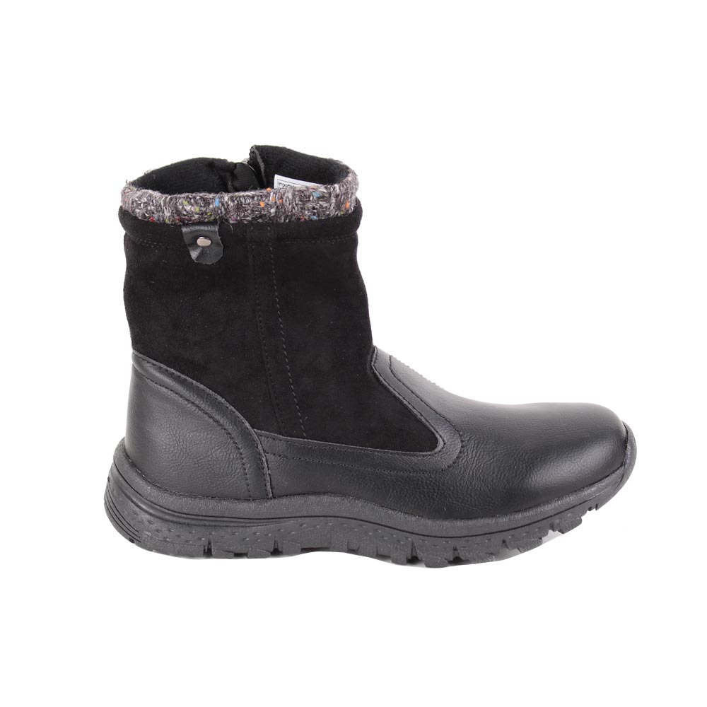 BOTÍN NEGRO NEW WALK ROBY CASUAL - 1