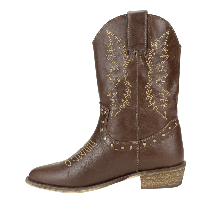 BOTAS MUJER EXS CUERO CAFÉ VAQUERA - 4
