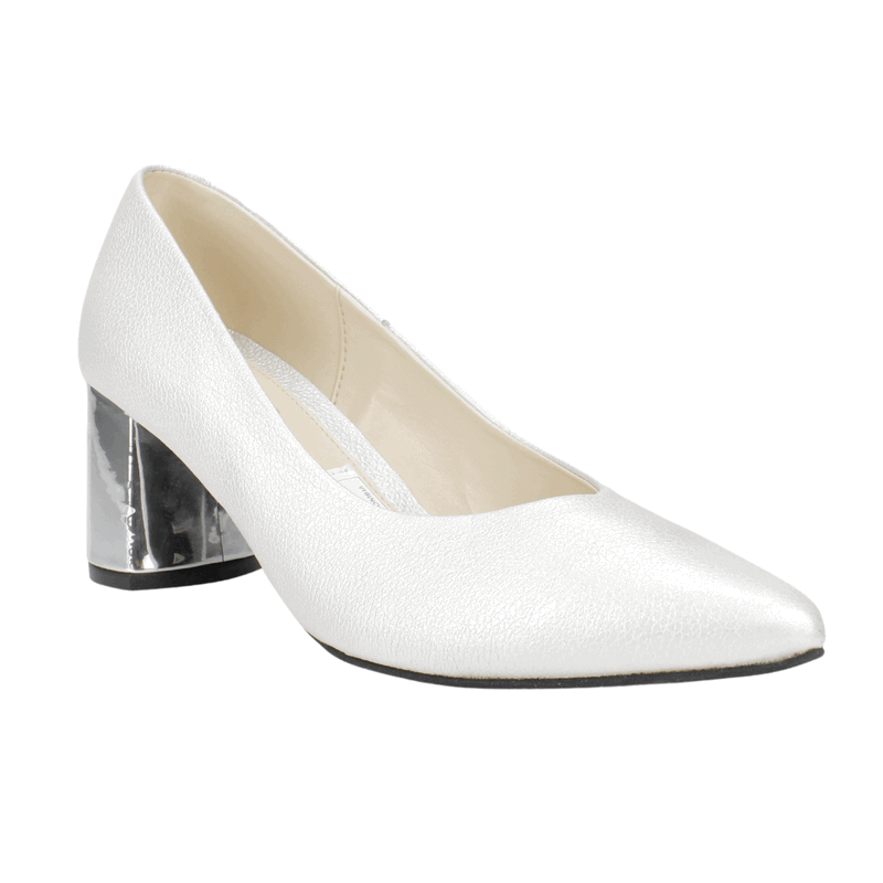 ZAPATO EXS FIESTA CUERO PLATEADO - 2