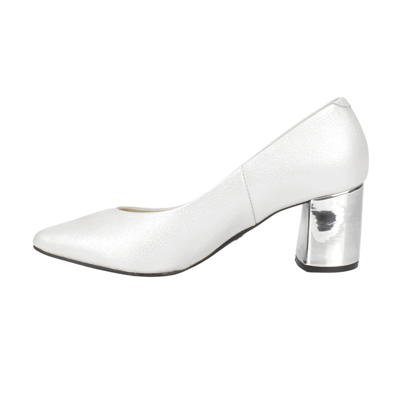 ZAPATO EXS FIESTA CUERO PLATEADO - 6