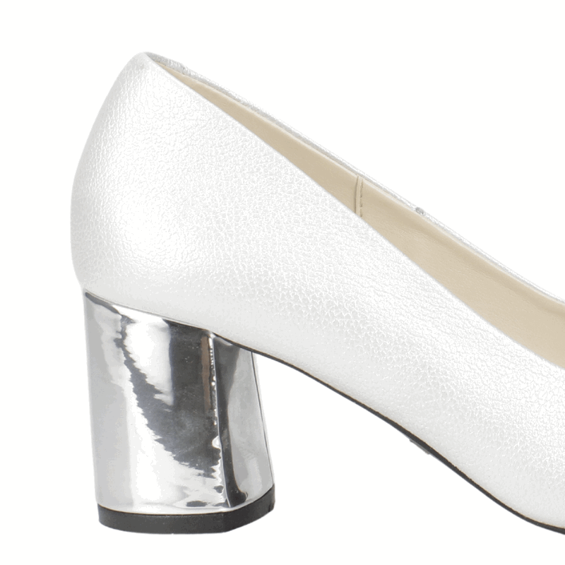 ZAPATO EXS FIESTA CUERO PLATEADO - 8