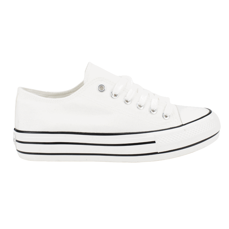 ZAPATILLAS MUJER NEW WALK URBANAS BLANCO LONA LOS ANGELES - 1