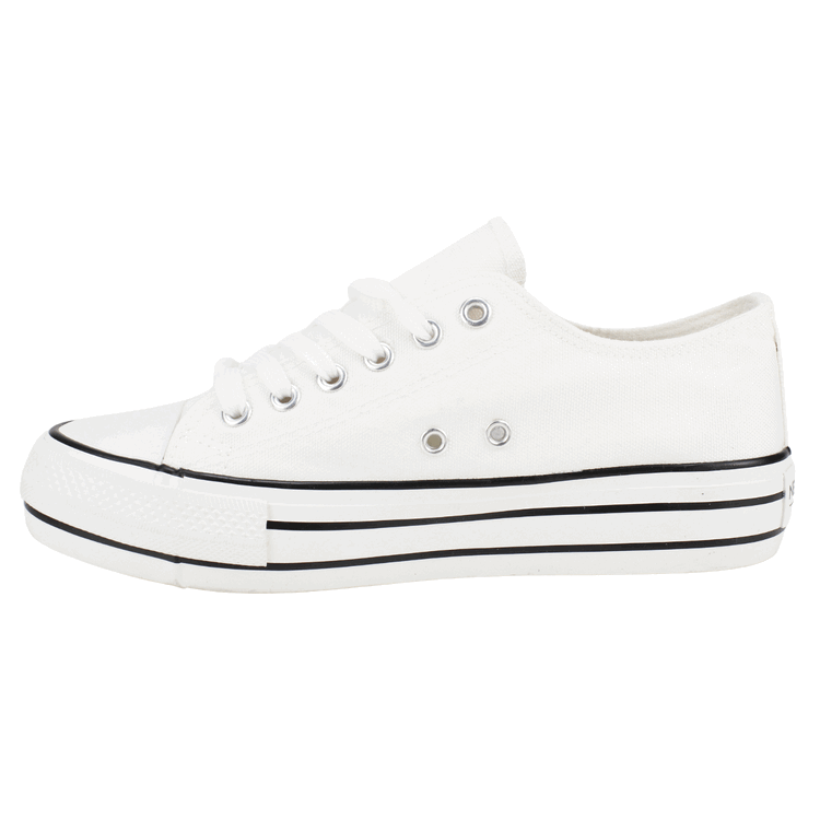 ZAPATILLAS MUJER NEW WALK URBANAS BLANCO LONA LOS ANGELES - 4