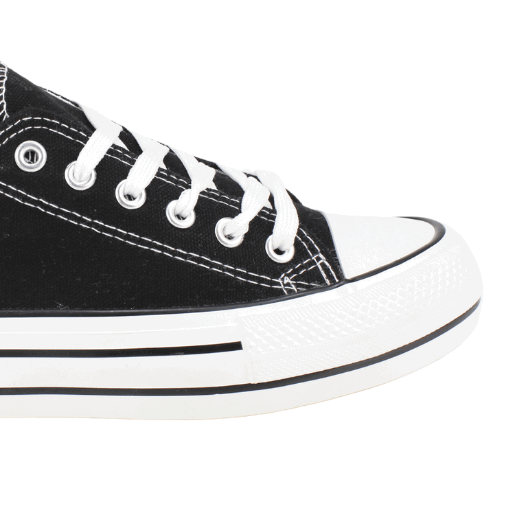 ZAPATILLAS MUJER NEW WALK URBANAS NEGRO LONA LOS ANGELES BITONO - 4