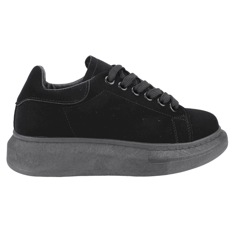 ZAPATILLAS MUJER NEW WALK URBANAS NEGRO PLATAFORMA - 1