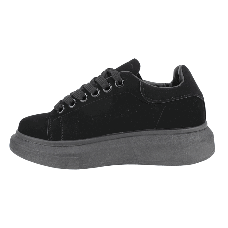 ZAPATILLAS MUJER NEW WALK URBANAS NEGRO PLATAFORMA - 3