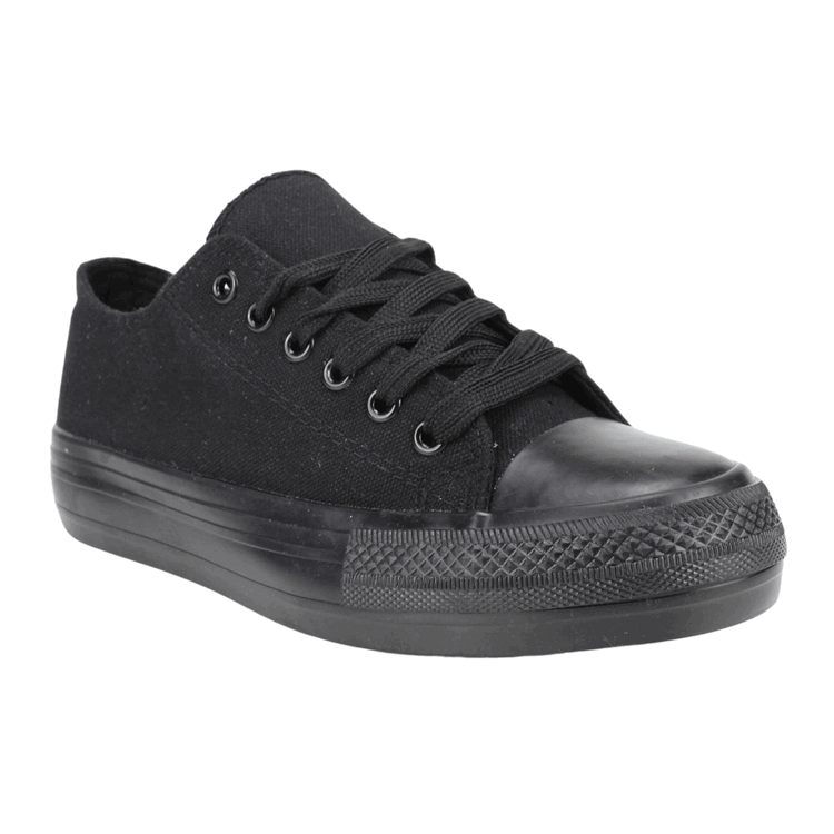 ZAPATILLAS MUJER NEW WALK URBANAS NEGRO LONA LOS ANGELES - 2