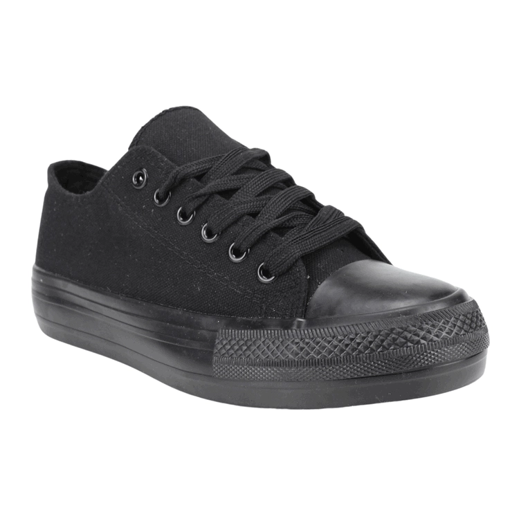 ZAPATILLAS MUJER NEW WALK URBANAS NEGRO LONA LOS ANGELES - 2